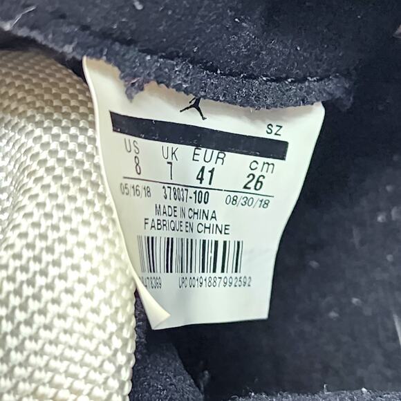 Jordan Retro 11 2018 Sneakers 378037-100 Concord 45 Black US 8 - Rare - Picture 10 of 10